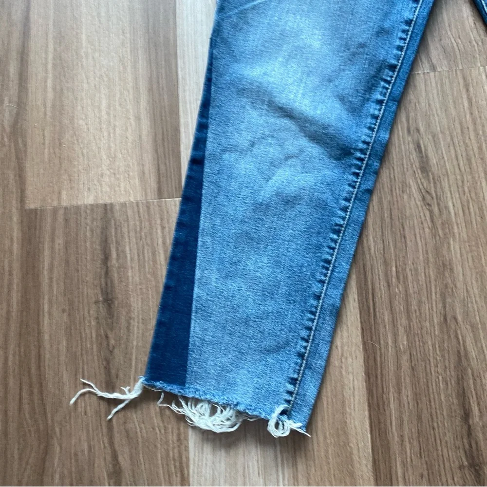 💙Color Block Jeans - Picture 3 of 12